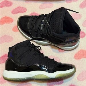 Jordan Kids Sneakers Black and Purple